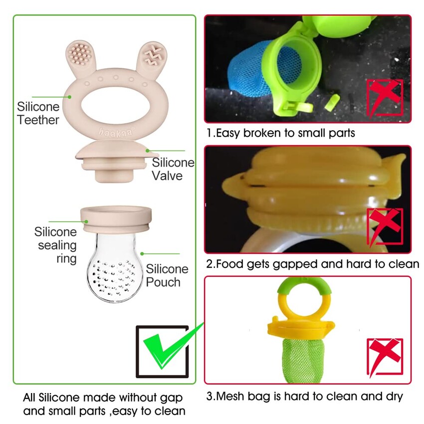 Haakaa Silicone Freeze-N-Feed Mini Combo - Green