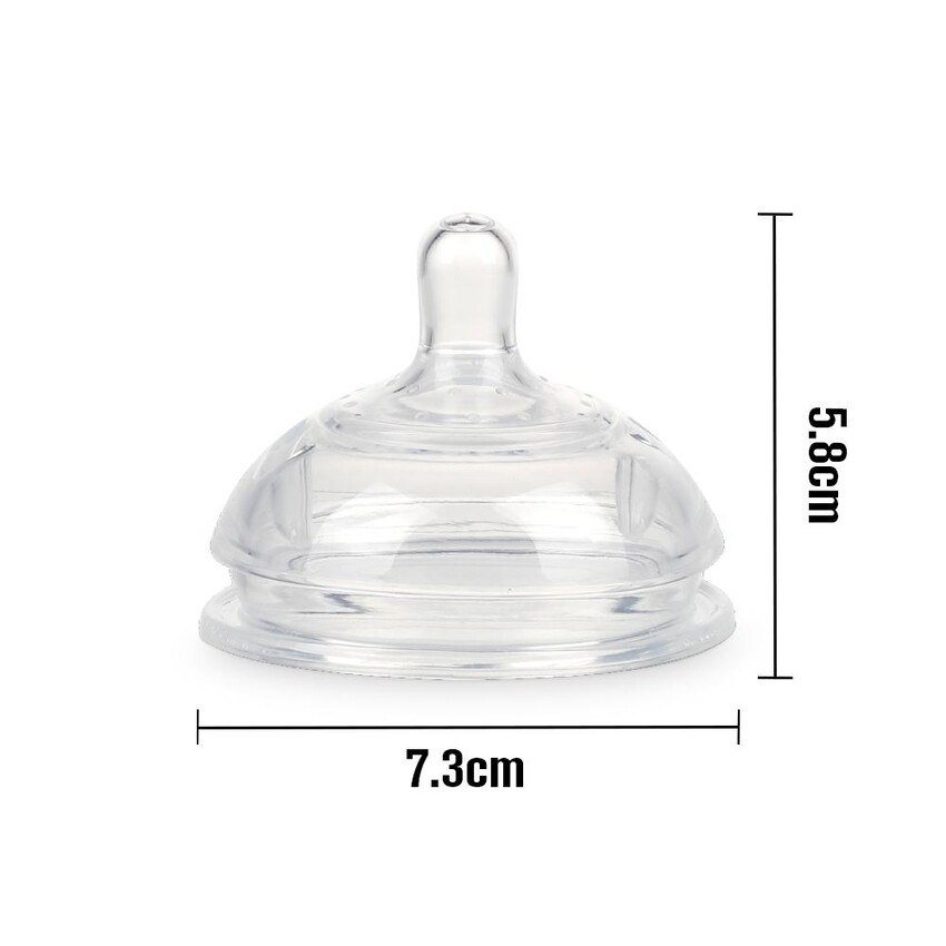 Haakaa Gen 3 Silicone Bottle Anti-Colic Nipple 2 pk